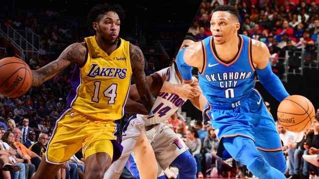 NBA 2018: LA Lakers vs Oklahoma City Thunder | NBA Season 2017-18