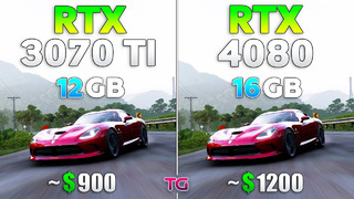 RTX 4070 Ti vs RTX 4080 – Test in 8 Games