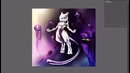 Mewtwo – Speed Painting (#Photoshop)