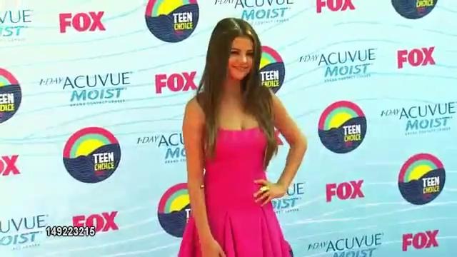 Selena Gomez Red Carpet TCA 2012