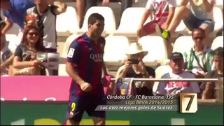 Luis Suarez. Top 10 goals 2014/2015