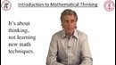 Introduction to Mathematical Thinking 1.0 Lecture 0 – Welcome (921)