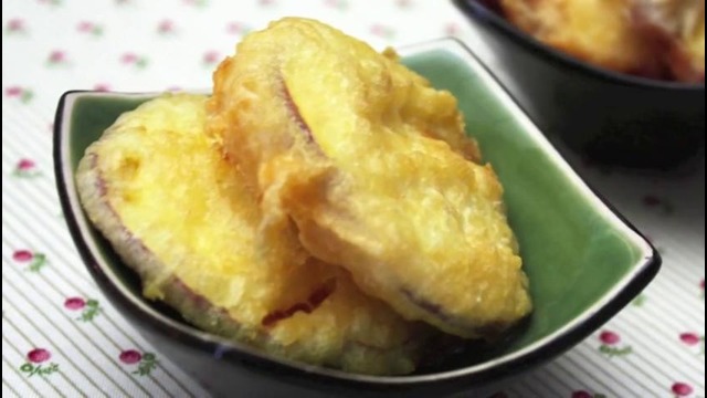 Deep-fried Korean Sweet Potato (고구마 튀김)