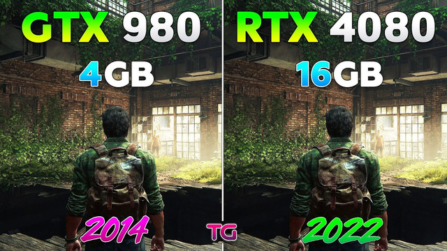 GTX 980 vs RTX 4080 – 8 Years Difference