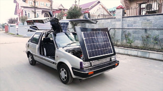 Индийский учитель сделал электрокар на энергии солнца
