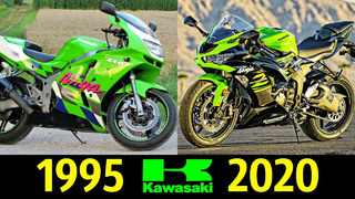 Kawasaki Ninja ZX-6R – Эволюция! Все Модели по Годам