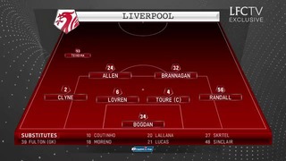 Liverpool FC 1-0 Bournemouth Capital One Cup 28/10/2015