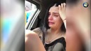 Красивая девушка плачет выпрашивая Айфон у своего парня