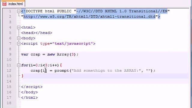 Beginner JavaScript Tutorial – 33 – Add Array Elements Using a Loop
