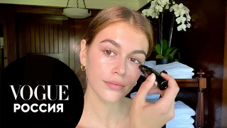 Кайя Гербер показывает свой уход и повседневный макияж | Vogue Россия