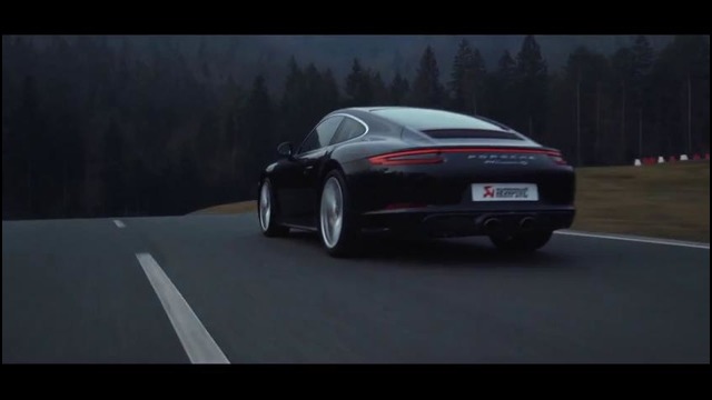 Porsche 911 Carrera 4S with an Akrapovič Exhaust System