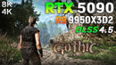Gothic 1 Remake: RTX 5090 32GB – Max Settings | 4K & 8K