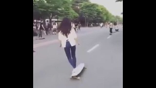 Korean girl skate