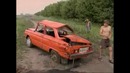 Запорожец перевернулся