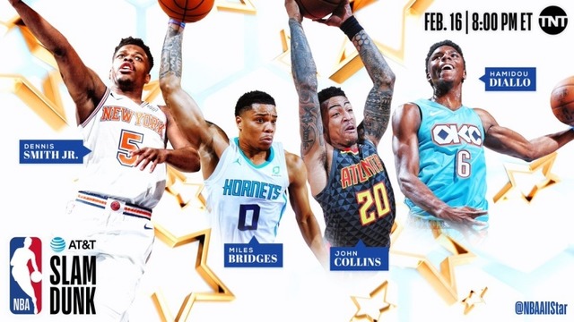 NBA. Конкурс по броскам сверху 2019