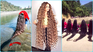 Rapunzel in Real Life 2020 Extremely Very Long Hair Girls! Amazing hair! People are awesome