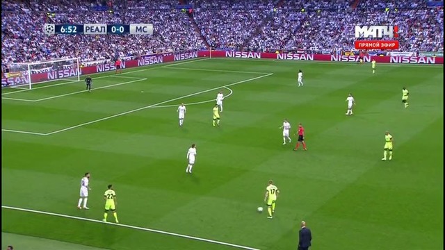 Real Madrid vs Manchester City 1st Half