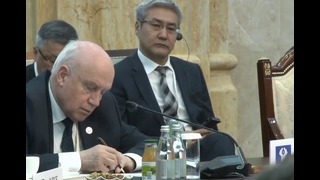 Президент Узбекистана Шавкат Мирзиёев выступил на саммите ШОС в Кыргызтане