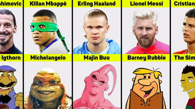 Football Players Who Look Like Cartoon
