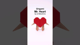 Origami Mr. Heart #shorts #valentinesday
