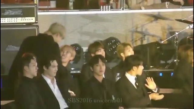 161226] Excited BTS and Jimin who came back from his dance performance