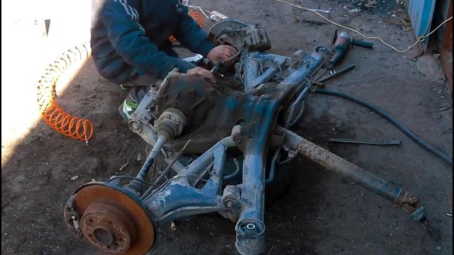 BMW E12 520 project Part 7[Разборка моста от e34