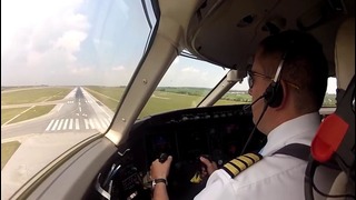 Сложные посадки глазами пилотов. Hard landing cockpit view