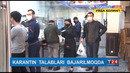 Toshkent 24 | Бозор ва ошхоналардаги карантин талаблари бажарилмоқда [24.03.2020]
