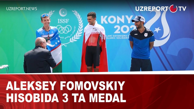 Aleksey Fomovskiy hisobida 3 ta medal