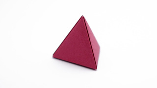 Origami tetrahedron (jo nakashima) – d4
