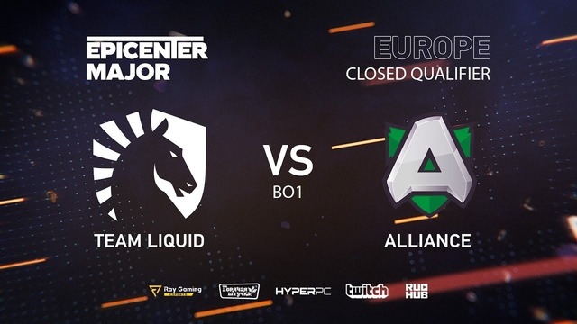 EPICENTER Major 2019 – Team Liquid vs Alliance (EU Closed Quals, bo1)
