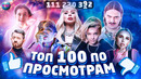Топ 100 клипов 2020 по просмотрам | лучшие клипы | самые популярные песни