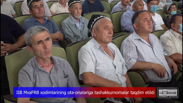 М ва ФРБ ташаккурнома