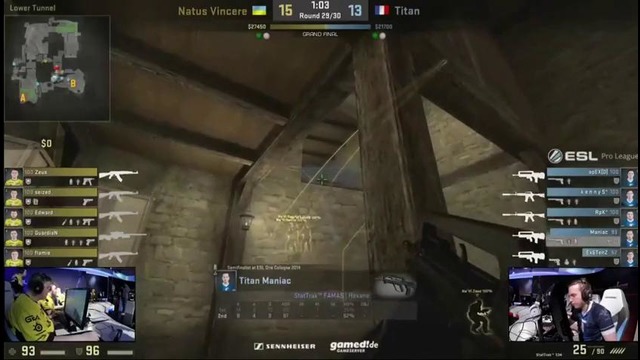 ESL CSGO Pro League Finals – Navi Win Last Map Cobblestone vs Titan 16-13