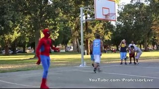 Spiderman Plays Basketball Part 1. Amazing Spiderman 2