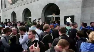 Apple: Магазин это искусство. Открытие Apple Store в Берлине