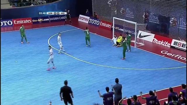 UZBEKISTAN 3-0 IRAQ- AFC Futsal Championship 2016 (Quarter Finals)