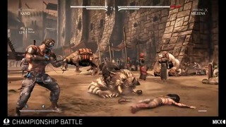 Mortal Kombat X – Милина против Китаны и несколько других боев