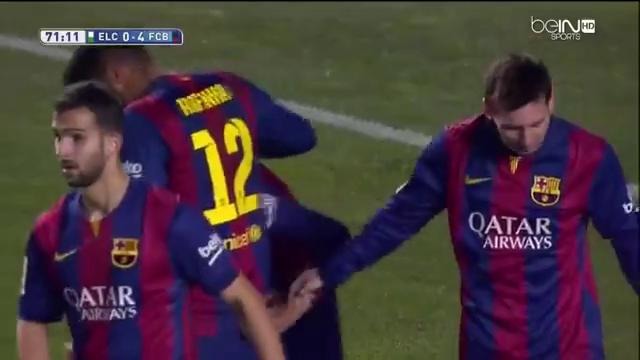 Elche 0-6 FC Barcelona La Liga 24/01/2015