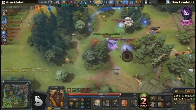 DOTA2: The Summit 5: Ad Finem vs Team Liquid (WB Round 1, Game 3)