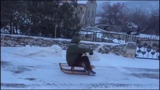 Хорватский способ борьбы со снегом