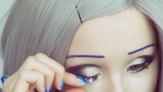 The Snow Queen makeup tutorial by Anastasiya Shpagina