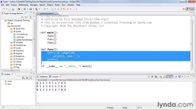 19 Phython General Syntax Creating and using functions