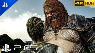 (PS5) God of War Ragnarök – THOR Threatens Heimdall and Saves Atreus Scene Gameplay [4K 60FPS HDR]