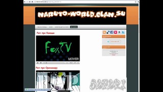 Обзор Сайта Naruto