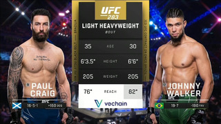 UFC 283: Крейг VS Уокер