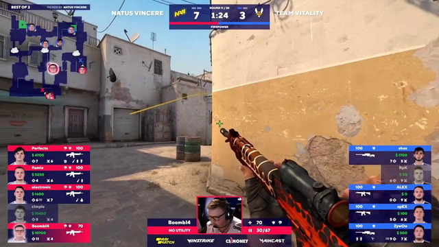 Natus Vincere vs Vitality [Map 2, Dust 2] (Best of 3) BLAST Premier Spring 2020