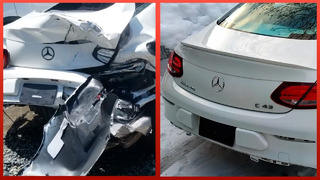 Totally Destroyed Mercedes Car is Repaired by Professional Mechanic | by @tussik01