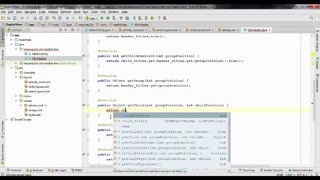 Android Studio Tutorial – 63 – Working with Expandable List View