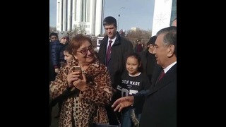 Шавкат Мирзиёев посетил главную ёлку в Ташкенте